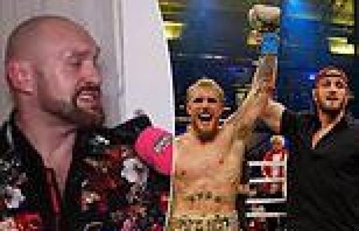 sport news Tyson Fury hits out at Jake and Logan Paul after Tommy Fury pulled out of fight ...
