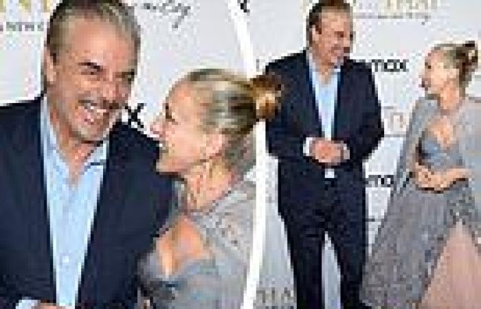 Sarah Jessica Parker and Chris Noth share laugh at premiere of Sex And The City ...