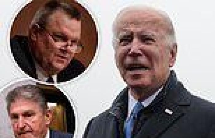 Centrist Democrat senators Joe Manchin and Jon Tester vote to overturn Biden's ...