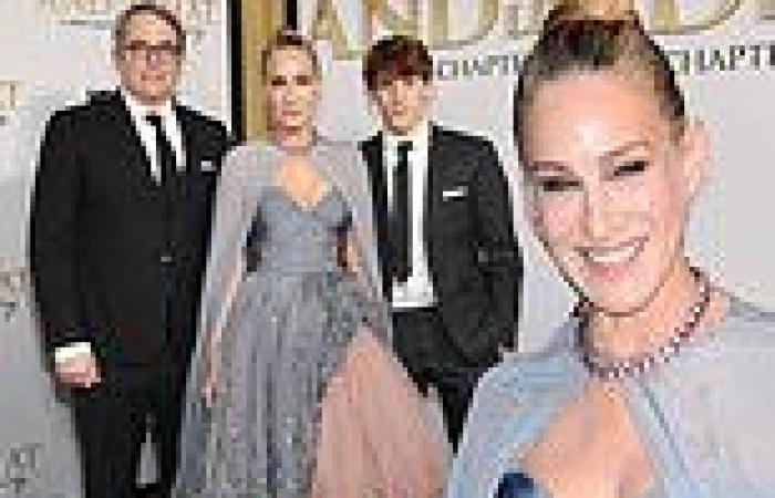 Sarah Jessica Parker hits the red carpet with husband and son at the And Just ...