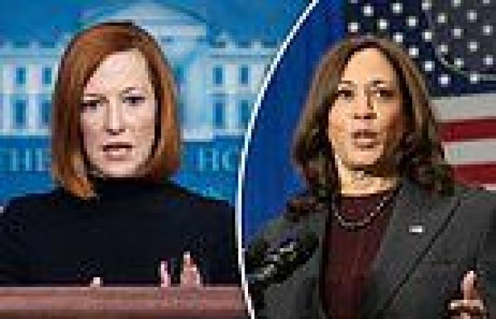 Psaki insists Kamala Harris is STILL in charge of addressing the 'root causes' ...