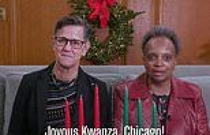 Lori Lightfoot and her wife are ridiculed for wishing Chicago a 'joyous Kwanzaa'