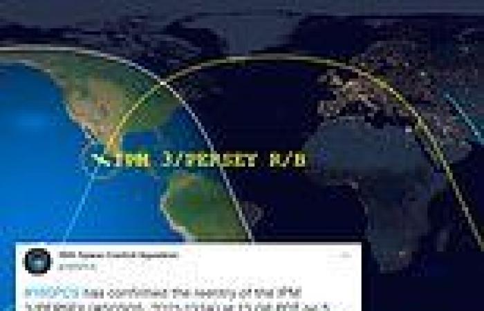 Out-of-control 4-ton Russian rocket stage reenters Earth's atmosphere over the ...
