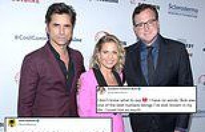 Bob Saget's Full House co-stars John Stamos, Candace Cameron Bure, Dave Coulier ...