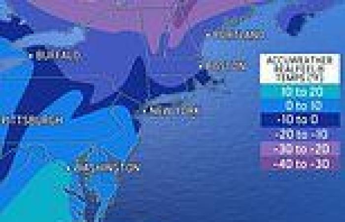 15 million Americans from New York to the Midwest are under wind chill alerts ...
