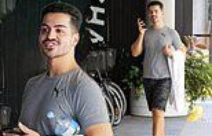 I'm a Celebrity's David Subritzky completes Pilates class on the Gold Coast