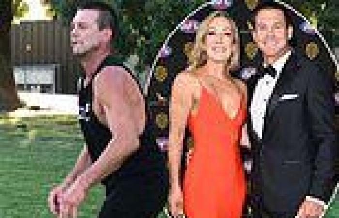 AFL star Ben Cousins, 43, looks SUPER ripped as he prepares for charity footy ...