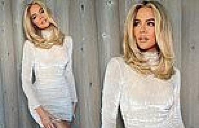 Khloe Kardashian shows off her slender frame in a minidress after Tristan ...