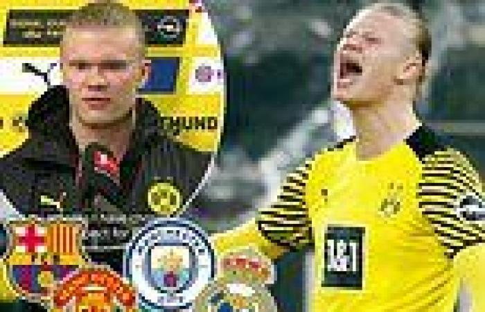 sport news Erling Haaland admits Borussia Dortmund are 'pressuring' him to make a decision ...