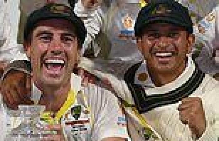 sport news Cummins halts Ashes celebrations to hide champagne so muslim team-mate can ...
