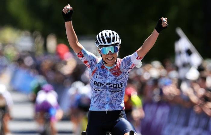 Tasmanian cyclist Nicole Frain wins women's road race at nationals