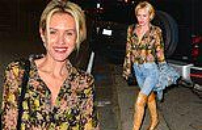 Nicky Whelan steps out for a bite to eat at West Hollywood hotspot Craig's