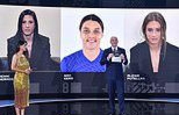 sport news Barcelona's Alexia Putellas presented with FIFA's Women's Player of the Year ...