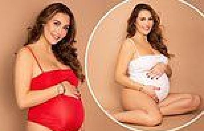 Pregnant Chloe Goodman reveals she's expecting a baby boy as she flaunts her ...