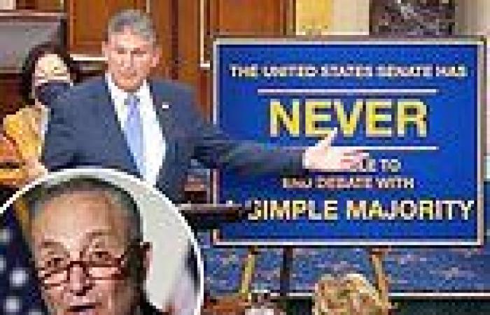 'It isn't meant to be easy': Manchin can't support ending the filibuster ...