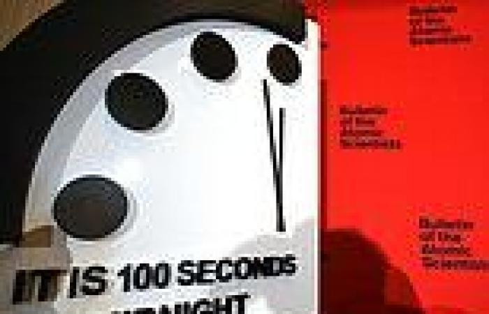 Doomsday clock will be unveiled for its 75th time TOMORROW to determine ...