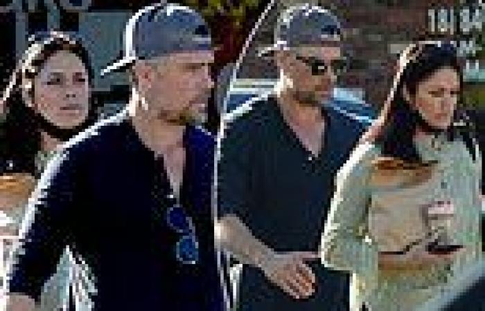 Josh Duhamel runs errands with new fiancée Audra Mari as the two step out for ...