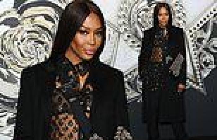 Naomi Campbell leads the stars at the Dior Homme Paris Fashion Week show