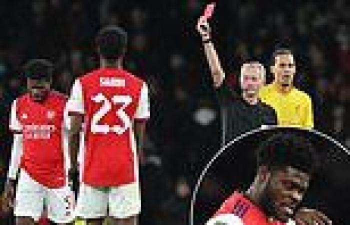 sport news Thomas Partey issues apology to Arsenal fans after his red card in semi-final ...