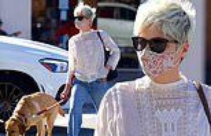 Selma Blair looks stylish as she enjoys sunny stroll in Studio City with her ...