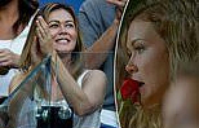 The Bachelor star Sasha Zhuravlyova cheers on tennis champion Alex de Minaur ...