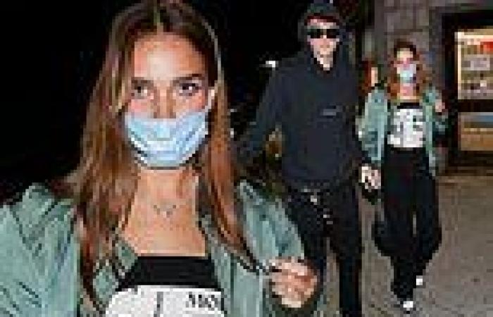 Hana Cross enjoys a  date night with Presley Gerber... just days after going ...