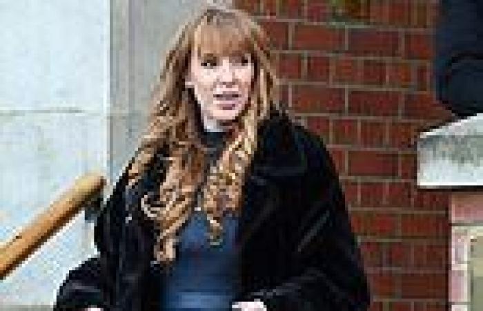 Angela Rayner spotted leaving her London home with her boyfriend