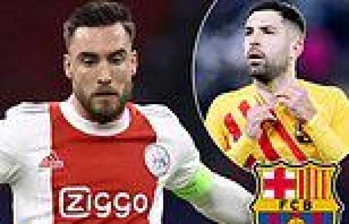 sport news Barcelona want to sign Ajax left-back Nicolas Tagliafico on loan as Jordi ...