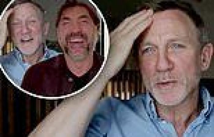 Daniel Craig unaware he was BLEEDING from his forehead during interview with ...