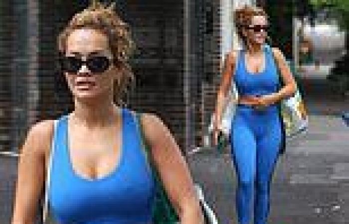 Rita Ora puts on an eye-popping display as she leaves the gym in Sydney in VERY ...