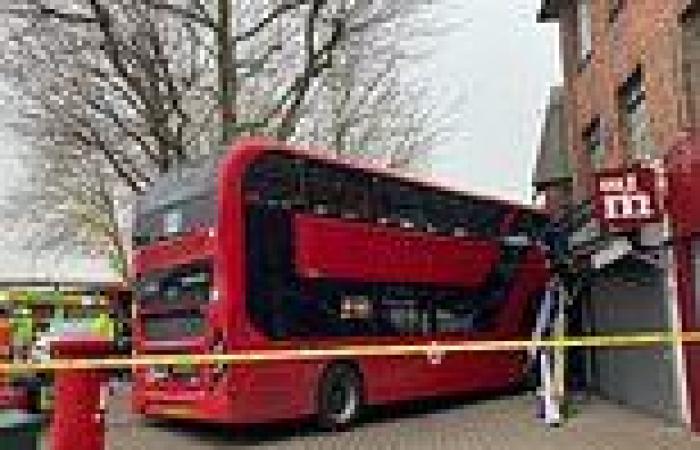 Bus crashes into building in east London as paramedics treat 'a number of ...