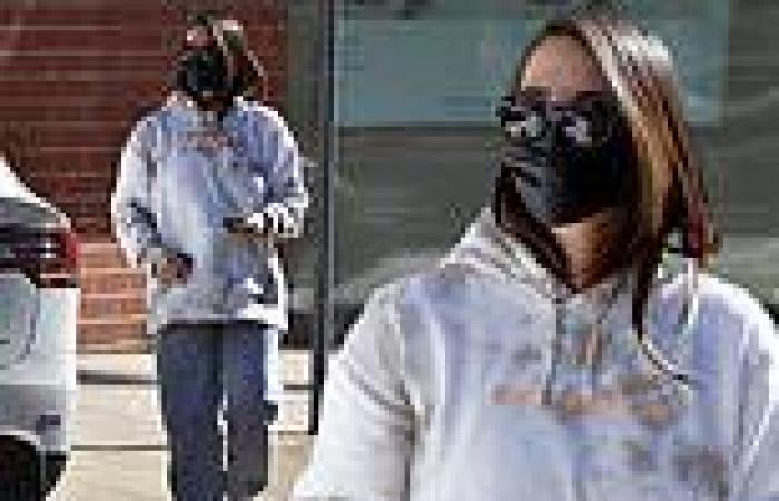 Olivia Munn runs errands in LA wearing a tie-dye sweatshirt after she condemned ...