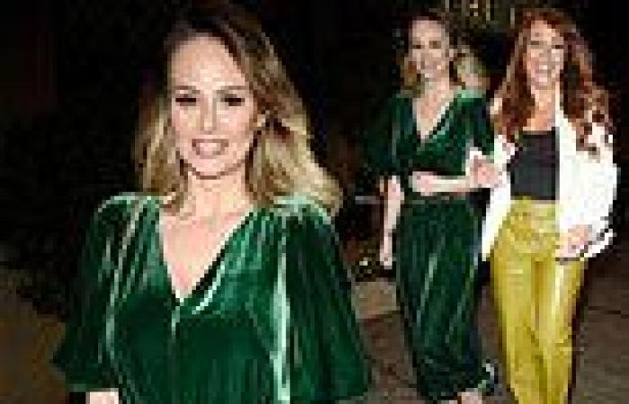 Rhian Sugden wows in an emerald dress during night out with The Apprentice's ...