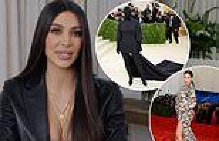 Kim Kardashian 'fought against' covering her face with infamous black mask at ...
