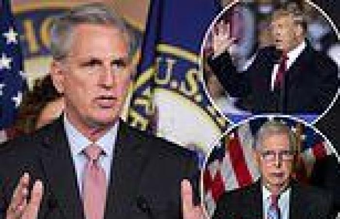 Now House Republican leader Kevin McCarthy calls January 6 a 'violent ...