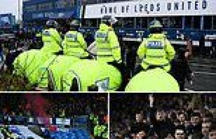 sport news 900 cops couldn't prevent crowd trouble during Leeds' clash with Man United