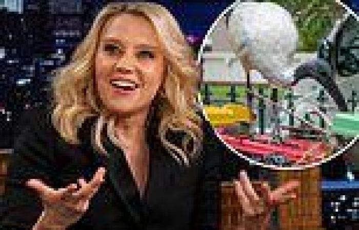 SNL star Kate McKinnon reacts to Australia's white ibis birds