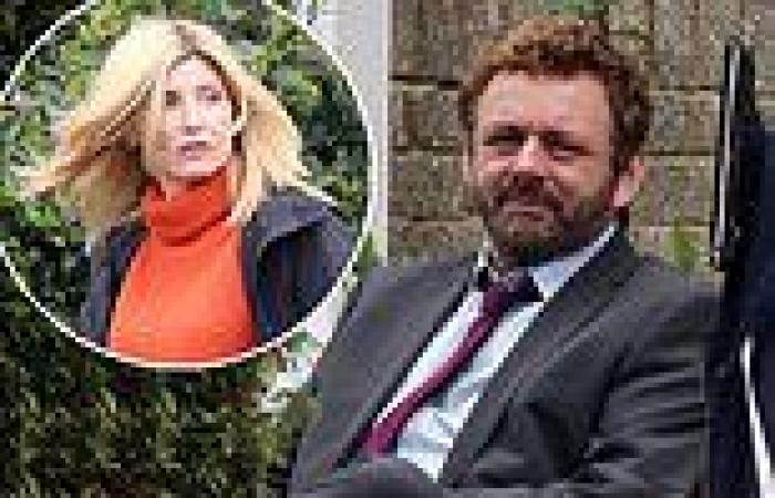 Michael Sheen is seen for the first time on the set of BBC drama Best Interests