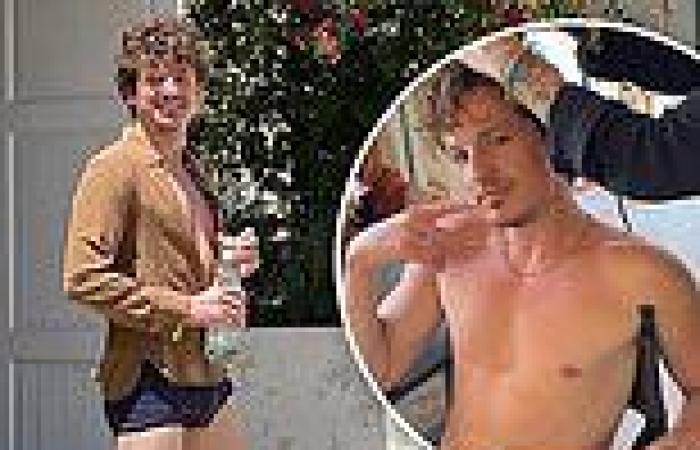 Charlie Puth flexes toned torso in just briefs after saying Elton John said his ...