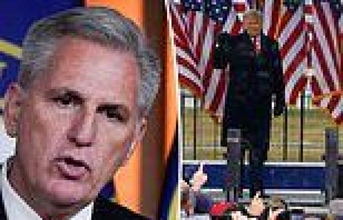 Kevin McCarthy says Trump admitted he bore some responsibility for Jan. 6