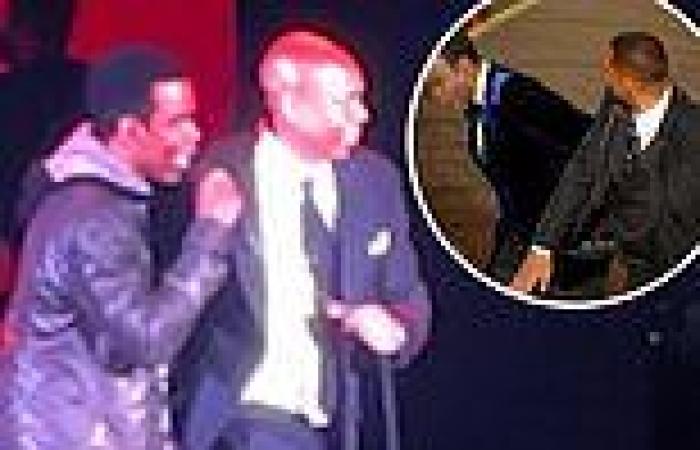 Chris Rock jokes about THAT Oscars slap as he takes to the stage after Dave ...