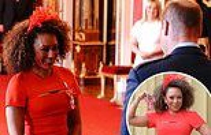 Mel B says she wore NO knickers when receiving her MBE