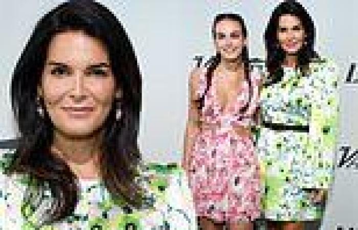 Angie Harmon, 49, poses with her look-alike daughter Finley, 18
