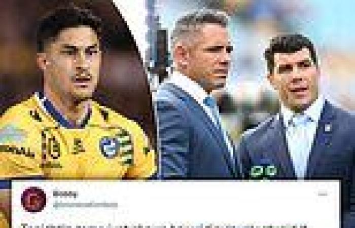 sport news NRL fans heap praise on 'outstanding' Dylan Brown after Eels star shines on ...