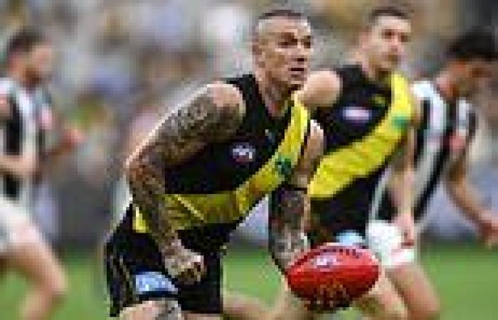 sport news Dustin Martin wears touching tribute to his father Shane in comeback game for ... trends now