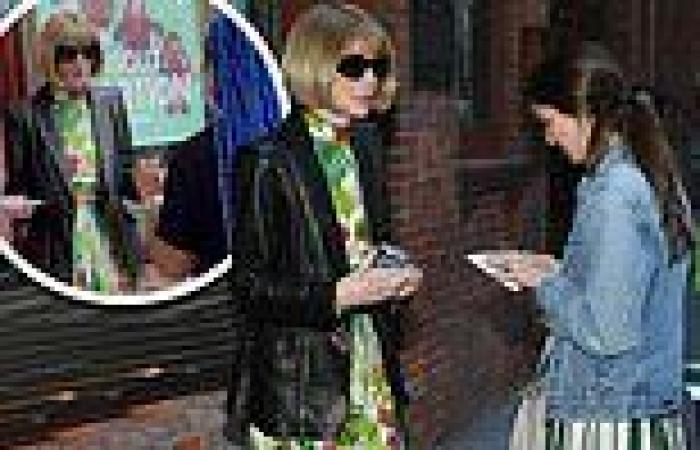 Thursday 12 May 2022 02:08 AM Anna Wintour looks unimpressed as she is asked to provide ID upon entry to a ... trends now