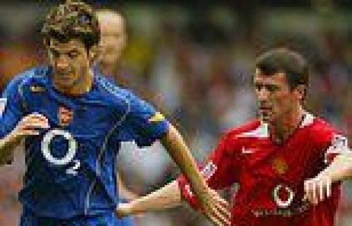 sport news Man Utd legend Roy Keane vowed to 'smash' Cesc Fabregas in 2005 FA Cup final ... trends now
