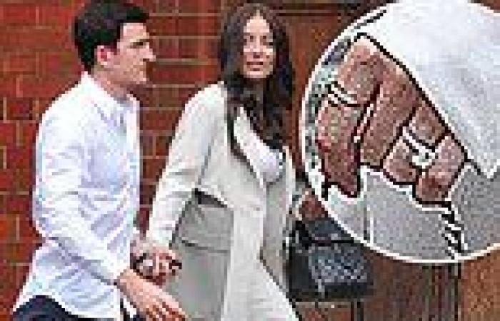 Friday 13 May 2022 03:47 PM Harry Maguire and Fern Hawkins head inside the registry office for their secret ... trends now