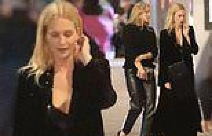 Saturday 14 May 2022 05:58 PM Poppy Delevingne looks chic in an all black ensemble as she enjoys a night on ... trends now