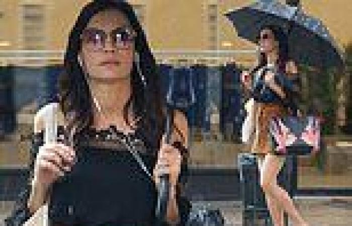 Tuesday 17 May 2022 06:43 AM Famke Janssen cuts a stylish figure in a brown leather miniskirt on a stroll in ... trends now